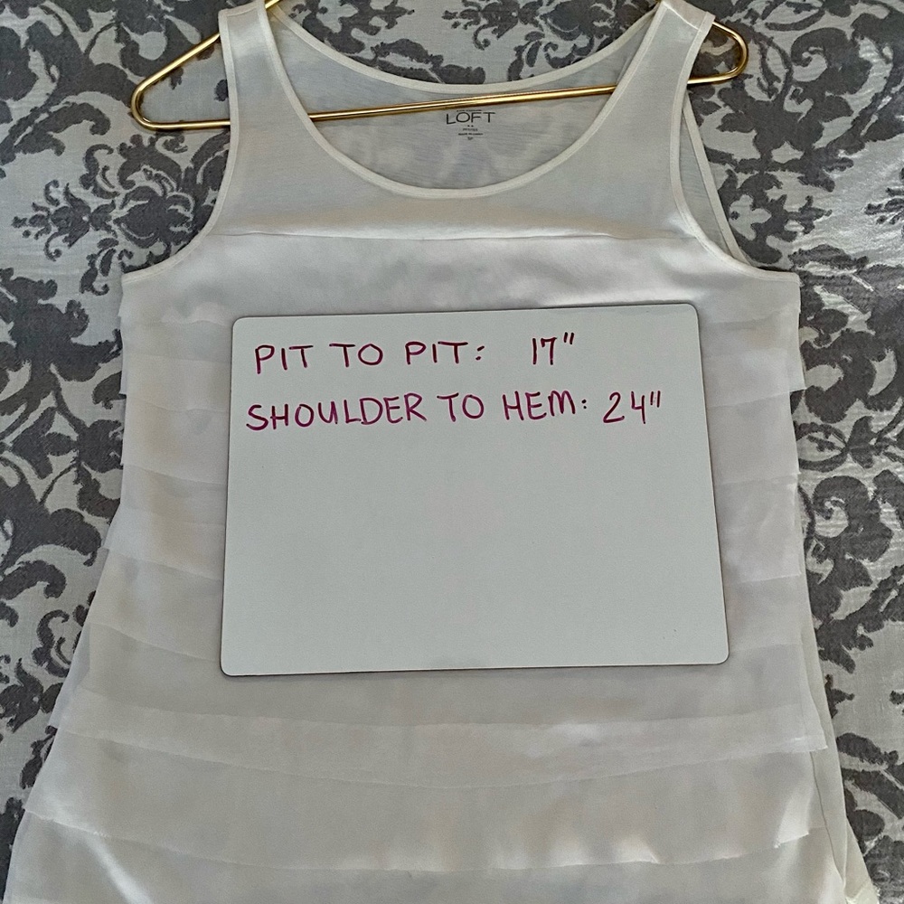 Loft Ruffled Tank Top - Picture 4 of 7